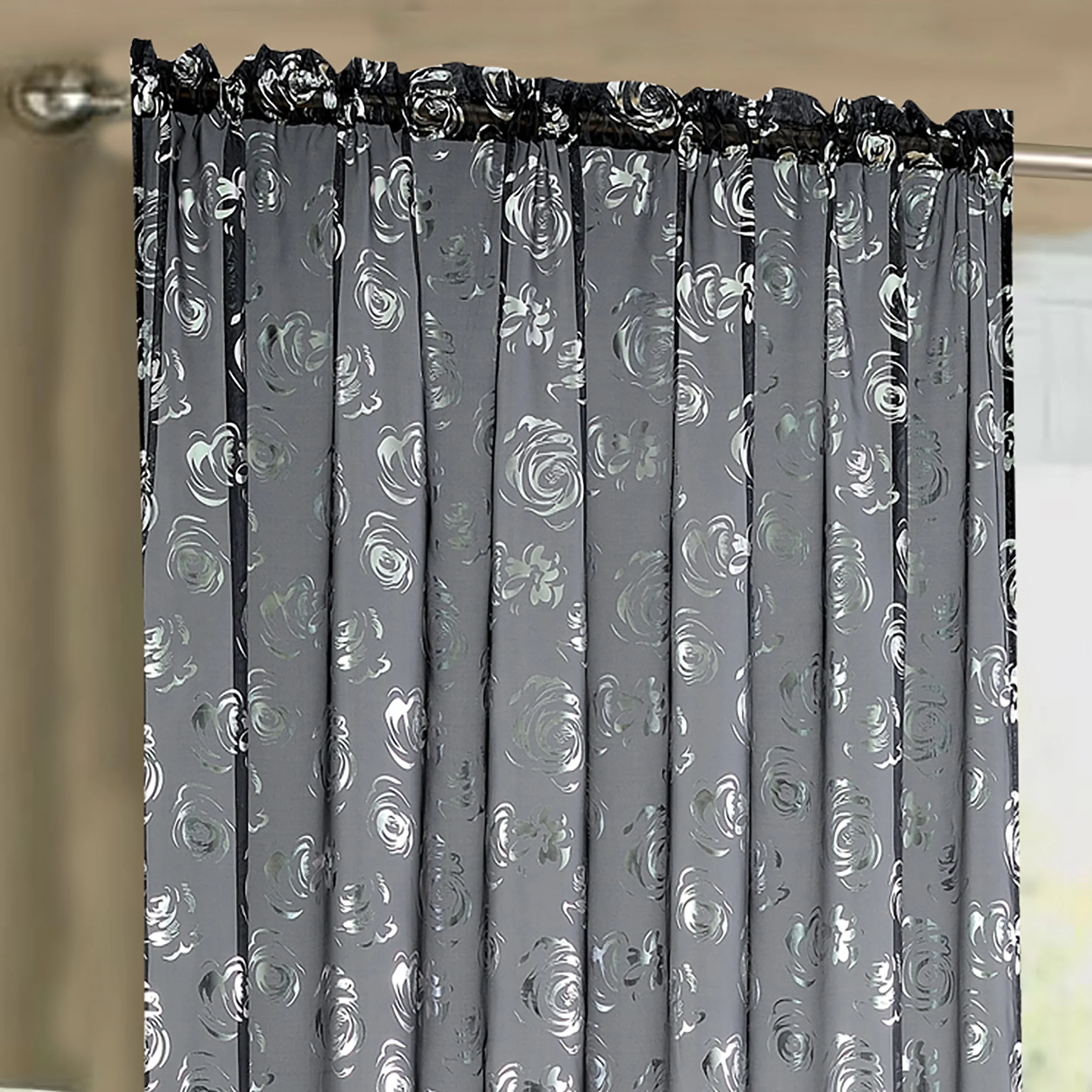 Velosso Geneva Black Slot Top Voile Panel