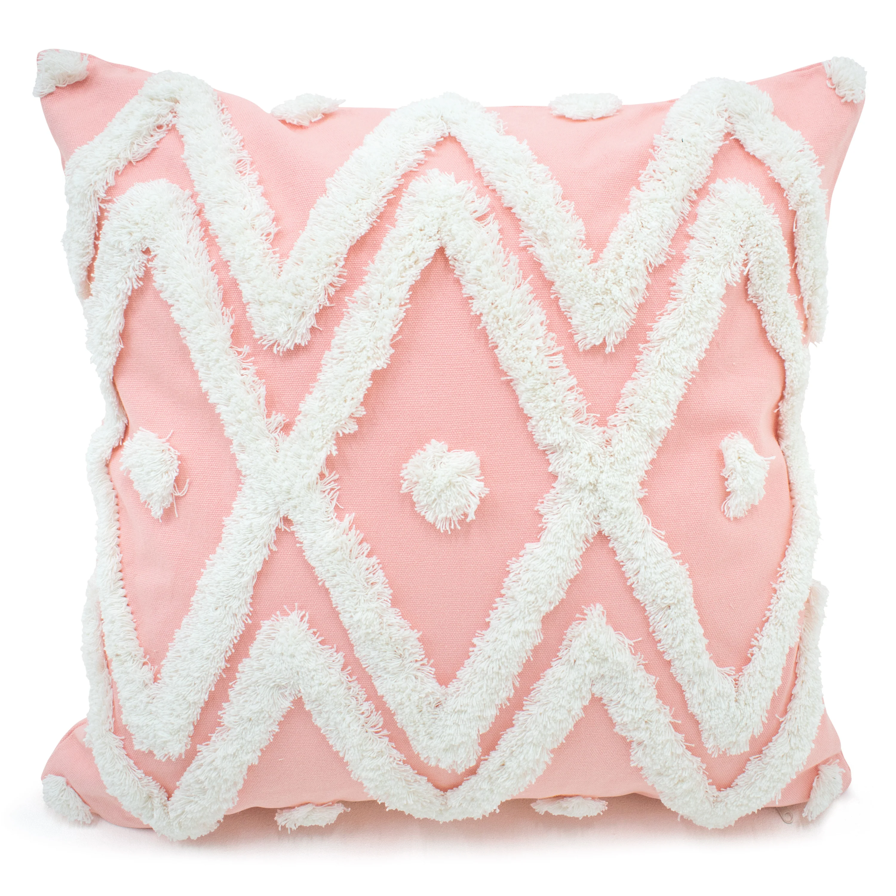 Intimates Bergen Boho Tuft Pink Cushion Cover