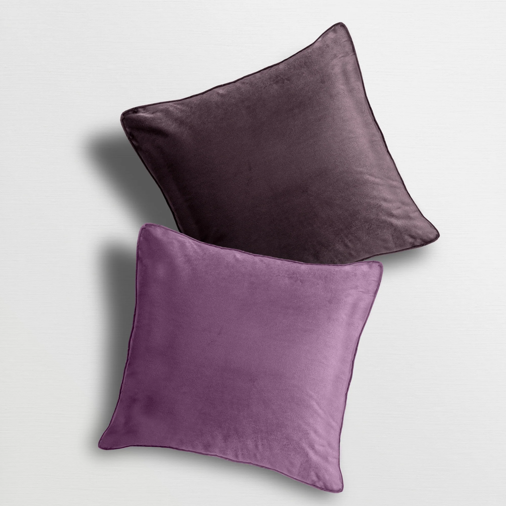 Velosso Luna Velvet Aubergine / Mauve Reversible Cushion Cover