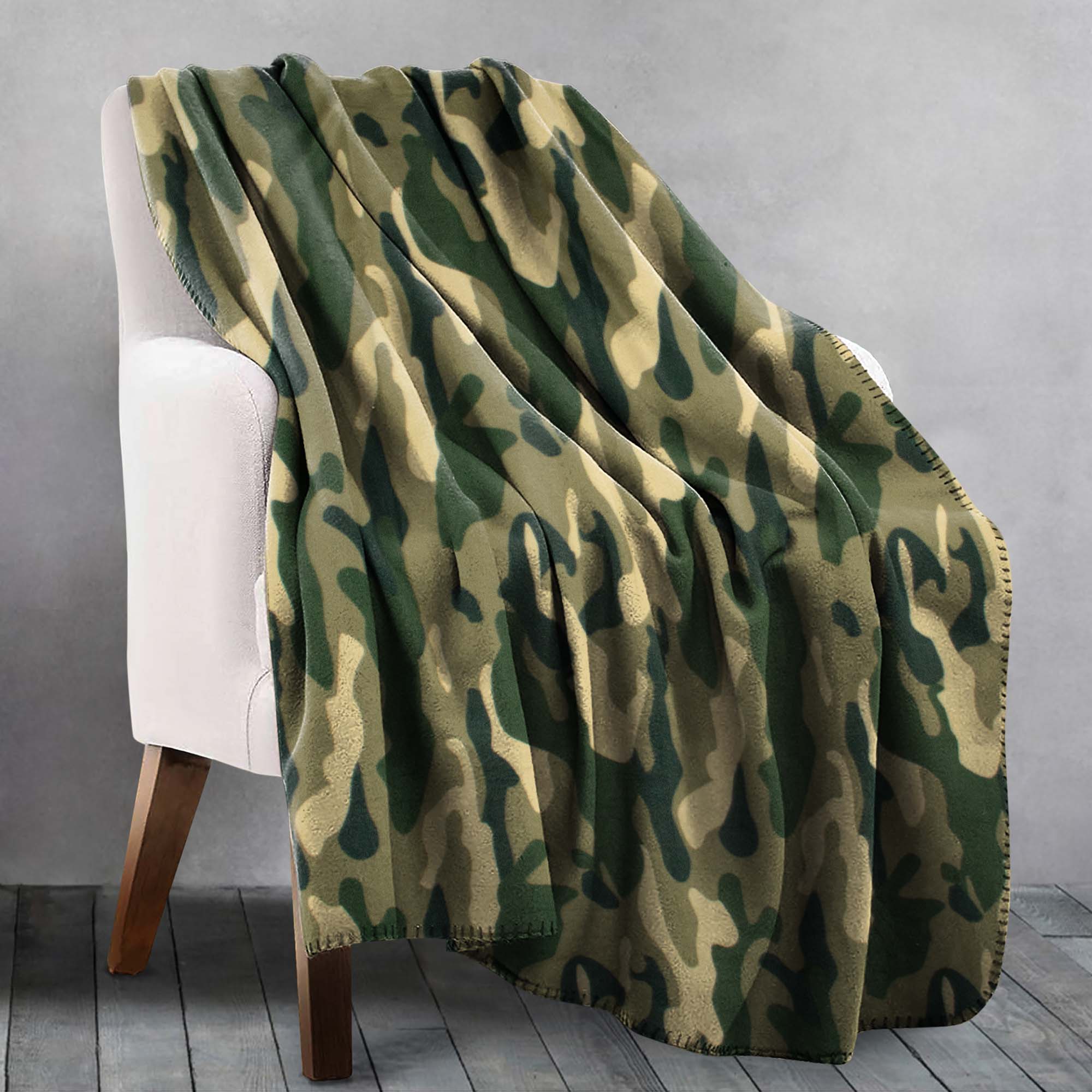 Velosso Polar Fleece Camouflage Blanket - Image 3