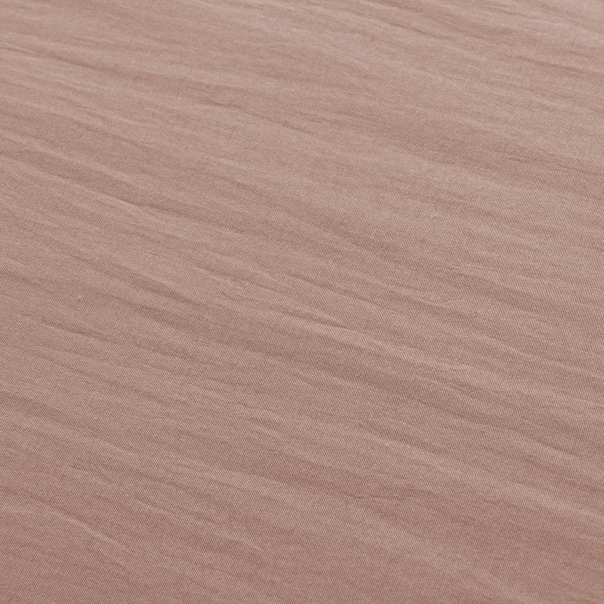 Velosso Washed Linen Look Pink Fitted Sheet - Image 3